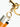 Anya Hindmarch Clipper Charm Sunset Orange