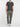 Distressed Crewneck Regular Fit Organic Cotton T-shirt Grey