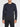 Horizontal Color Block Crew Neck Sweatshirt Navy Blue | B