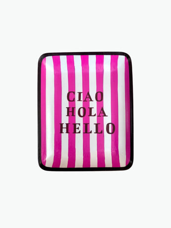 Les Ottomans Bella Italia Hand-Painted Tray