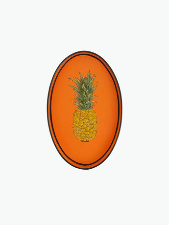 Les Ottomans Pineapple Hand-Painted Tray