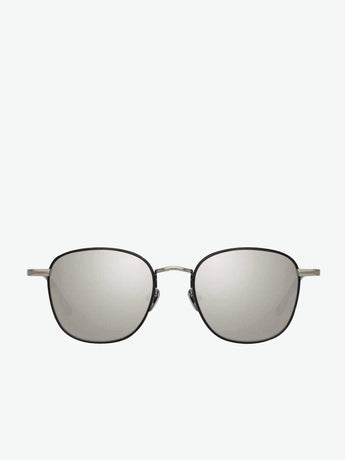 Linda Farrow White Gold and Titanium Square Sunglasses