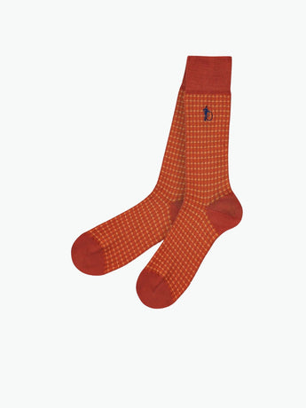 London Sock Co Shaken & Stirred Socks Russet