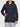 Organic Cotton Laser Cut Zip Up Hoodie Navy Blue | B