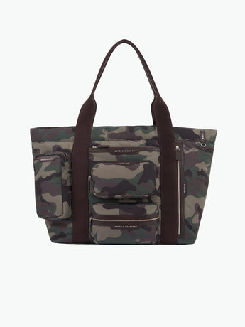 Anya Hindmarch Camouflage Multi Pocket Tote