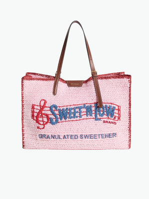 Anya Hindmarch Sweet 'N Low Raffia E/W Tote