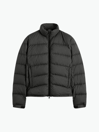 Aspesi Short Quilted Padded Jacket Anthracite