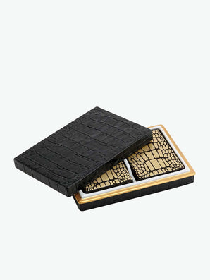 L' Objet Crocodile Playing Cards