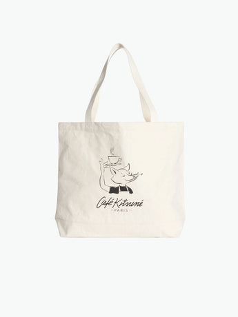 Cafe Kitsune Barista Fox Tote Tapioca