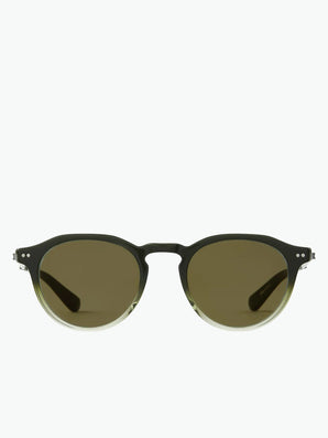Mr Leight Dorian S Forest Fade Pewter Semi Flat Vintage Moss Sunglasses