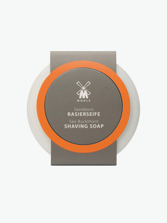Muhle Sea Buckthorn Shaving Soap In Porcelain Bowl | A