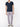Modal Blend V-neck Pocket T-shirt Navy Blue | E