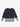 The Project Garments Vertical Color Block Crew Neck Sweatshirt Navy Blue