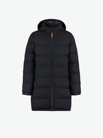 Aspesi Poco Elastico Re Nylon Quilted Parka Navy