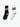 Aspesi Silenzio Socks Black and White Two Pack
