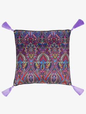 Matthew Williamson X Les Ottomans Peacock Silk Cushion