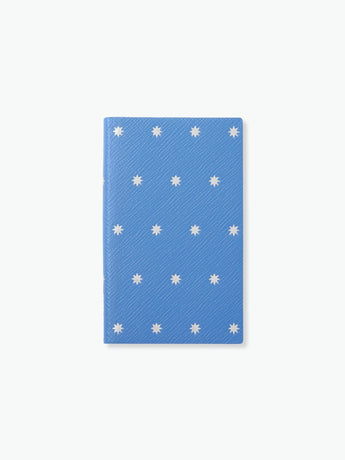 Smythson Inspirations and Ideas Stars Notebook Nile Blue